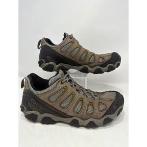 Oboz Mens Brown Hiking Trail Shoes Size 11 Waterproof Outdoor Adventure -DAMAGE-
